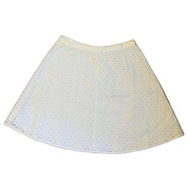 Anne Fontaine weißer Broderie-Anglaise-Rock