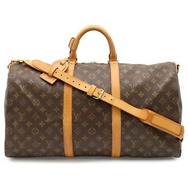 Louis Vuitton Monogram Keepall Bandoulière 50 Boston Bag