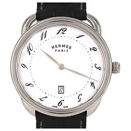 Hermès Orologio da polso Hermes Arceau AR7Q.810 in acciaio inossidabile, quarzo