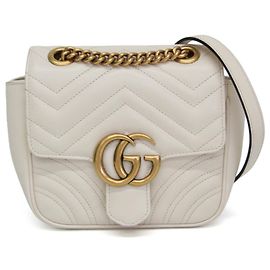 Borsa a tracolla con catena Gucci GG Marmont