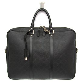 Borsetta in pelle da uomo Gucci GG embossed
