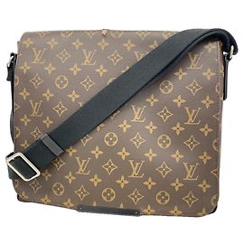 Borsa a tracolla Louis Vuitton Monogram Macassar District MM