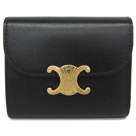Céline Celine Triomphe Small Flap Wallet