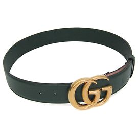 Cintura in pelle standard Gucci GG Marmont 80/32