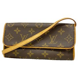 Borsa a tracolla Louis Vuitton Monogram Pochette Twin PM