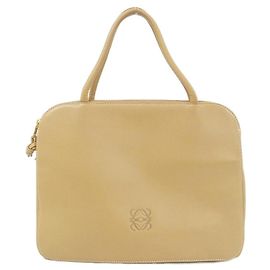 Borsa a mano Loewe in pelle beige