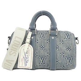 Borsa Boston Louis Vuitton Monogram Wash Keepall Bandoulière 25cm