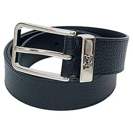 Cinto de couro Louis Vuitton - Black