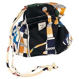 Hermès Hermes HERMES Pochette Reversibile Petit H in Seta