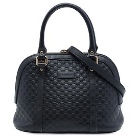Borsa Dome Mini Microguccissima Gucci Nera