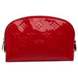 Louis Vuitton Red Monogram Vernis Kosmetiktasche