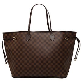 Louis Vuitton Brown Damier Ebene Neverfull GM