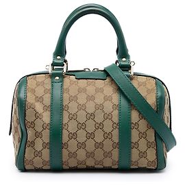 Borsa Boston Gucci Joy Small in tela GG beige