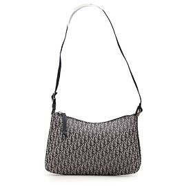 Borsa a tracolla Dior Blue Diorissimo Trotter Canvas