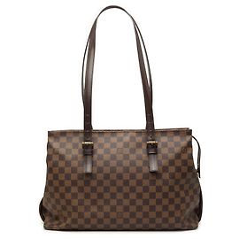 Louis Vuitton Brown Damier Ebene Chelsea