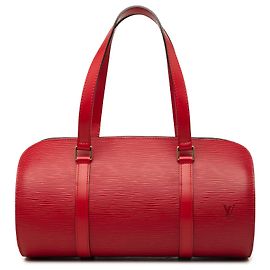 Louis Vuitton Red Epi Soufflot
