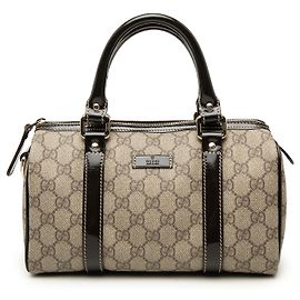 Borsa Boston Gucci Beige Small GG Supreme Joy