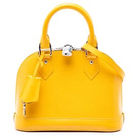Louis Vuitton Yellow Epi Alma BB