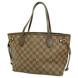 Bolso Tote Louis Vuitton Damier Neverfull PM N51109 Ebene