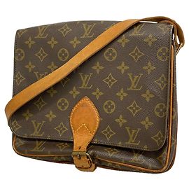Borsa a tracolla Louis Vuitton Monogram Cartouchiere GM
