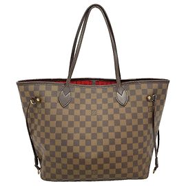 Borsa Tote Louis Vuitton Damier Neverfull MM N51105 Ebene