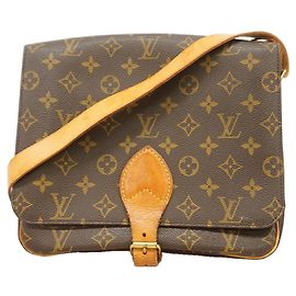 Borsa a tracolla Louis Vuitton Monogram Cartouchiere GM
