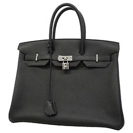 Hermès Borsa Hermes Birkin 35 Togo Black