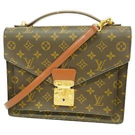 Borsa Louis Vuitton Monogram Monceau 28