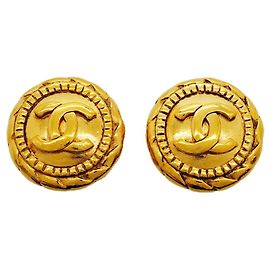 Orecchini a clip Chanel placcati oro