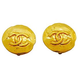 Orecchini a clip Chanel placcati oro