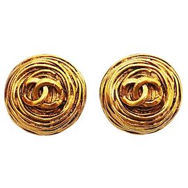 Orecchini a clip Chanel placcati oro