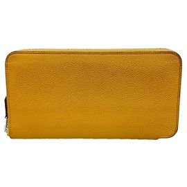 Hermès Hermes Azap Long Wallet in Evercolor Caramel