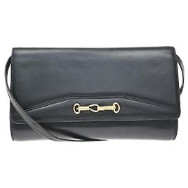 Céline Celine Flap Shoulder Leather