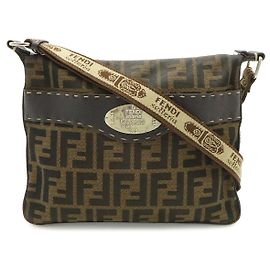 Borsa a tracolla Fendi Selleria Zucca