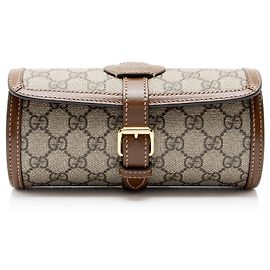 Custodia da viaggio per orologi Gucci GG Supreme Retro