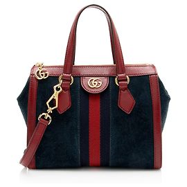 Borsa Tote Piccola Gucci Ophidia in Suede