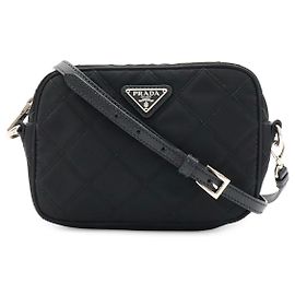 Borsa a tracolla Prada con logo triangolare