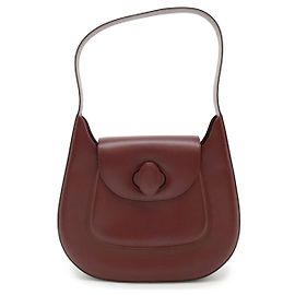Sac à bandoulière Cartier en cuir marron