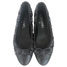 Chanel Tweed Ballerinas