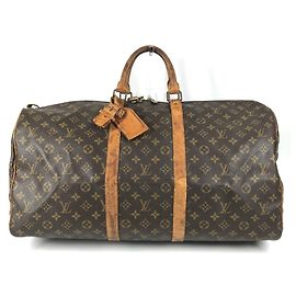 Borsa Louis Vuitton Monogram Keepall 55
