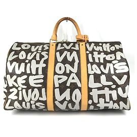 Borsa Boston Louis Vuitton Monogram Graffiti Keepall 50