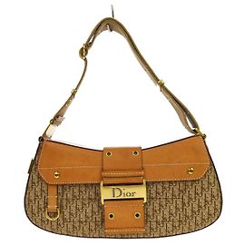 Christian Dior Vintage Street Chic Columbus Diorissimo Canvas with Leather Medium