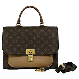 Borsa a tracolla Louis Vuitton Marignan Monogram in pelle