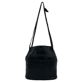 Borsa semi-spalla Bottega Veneta Vintage in pelle Intrecciato