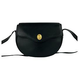 Christian Dior Vintage Schultertasche und Beutel aus Leder mit CD-Logo