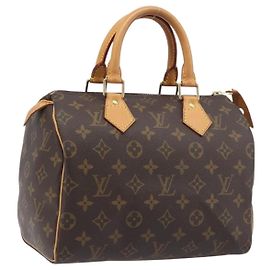 LOUIS VUITTON Monogram Speedy 25 Handtasche M41528 LV Auth 198913A