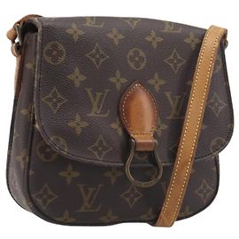 LOUIS VUITTON Monogram Saint Cloud MM Shoulder Bag M51243 LV Auth 198907