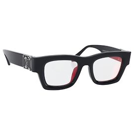 LOUIS VUITTON Occhiali da sole Charleston Justin Plastica Nero Z1244E LV Auth 200174M