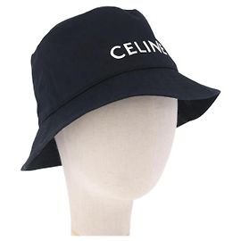 Céline Cappello Bucket CELINE in Cotone M Nero Auth BA15276M