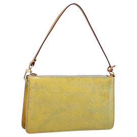 LOUIS VUITTON Monogram Vernis Lexington Pouch Gris M91056 LV Auth 196859